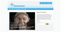 Desktop Screenshot of genescient.com